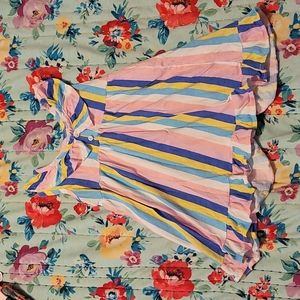 RUFFLE GIRL STRIPED DRESS